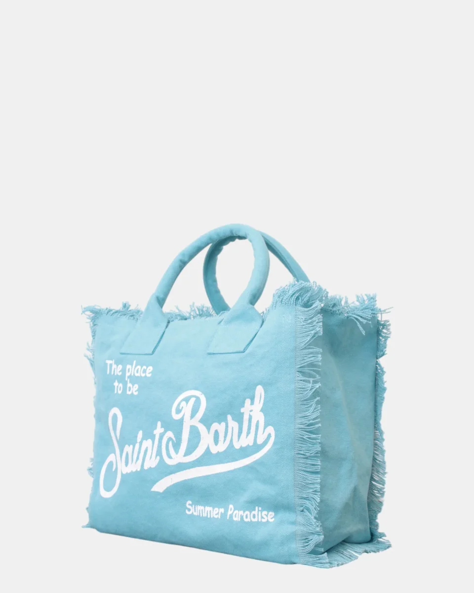 Borsa mc2 saint barth mod. vanity 31 light blue - immagine 3