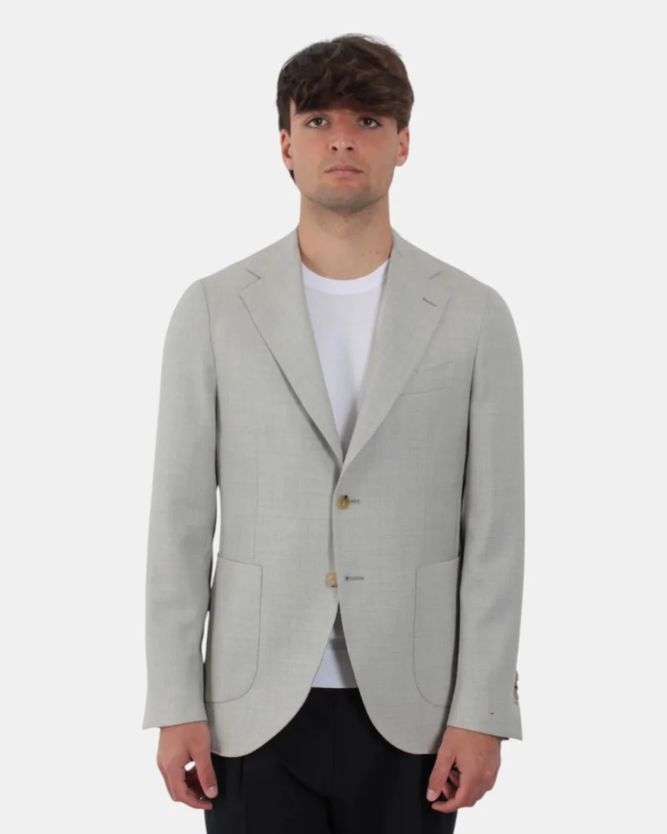 BLAZER MONOPETTO BOLLANI NAPOLI MOD. FREEDOM - 21 GRIGIO - immagine 5