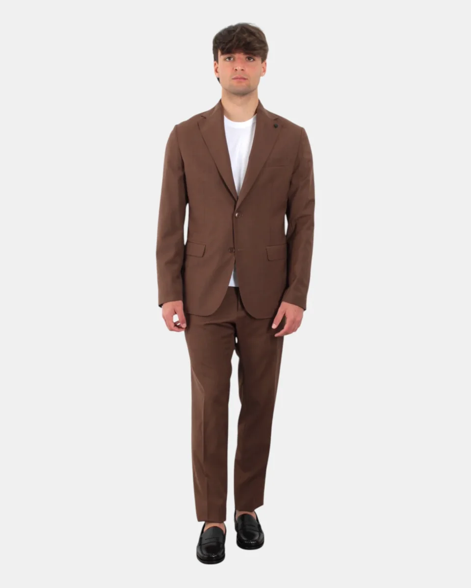 ABITO MONOPETTO BOTTEGA MARCHIGIANA - 2 MARRONE - immagine 5