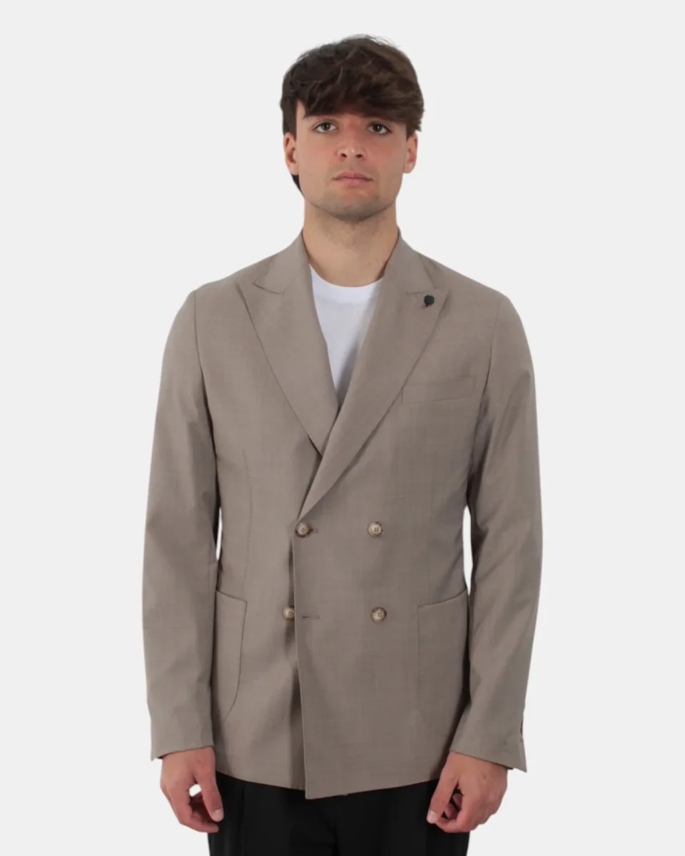 BLAZER DOPPIOPETTO BOTTEGA MARCHEGIANA - 9 BEIGE - immagine 5