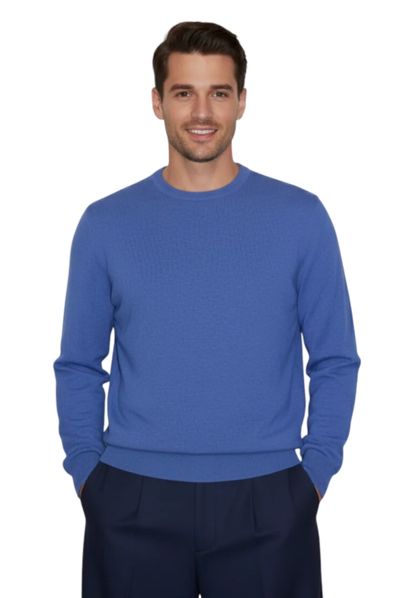 KANGRA - Girocollo Manica Lunga Blu - immagine 5