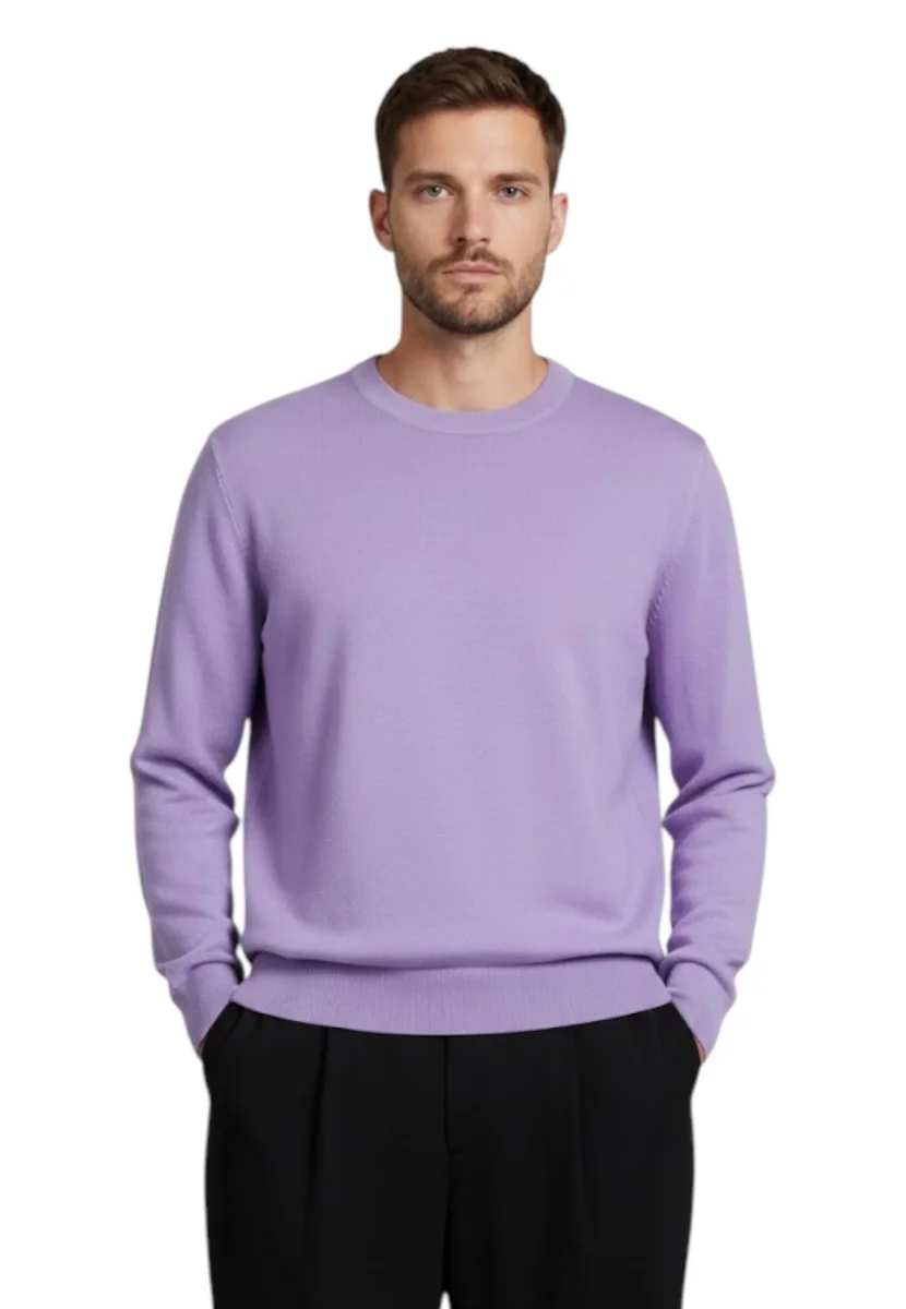 girocollo rasato calato - 33 lilla - immagine 5