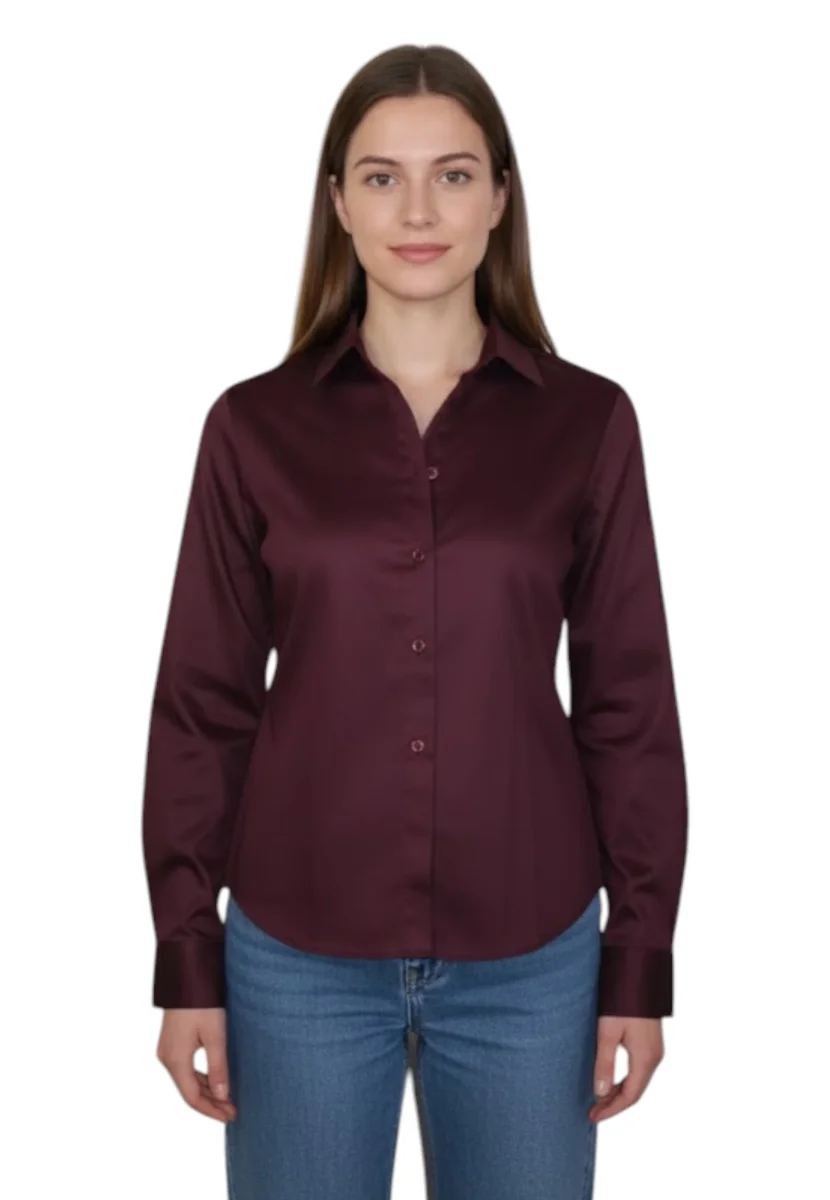 camicia mod. macina - 005 bordeaux - immagine 5