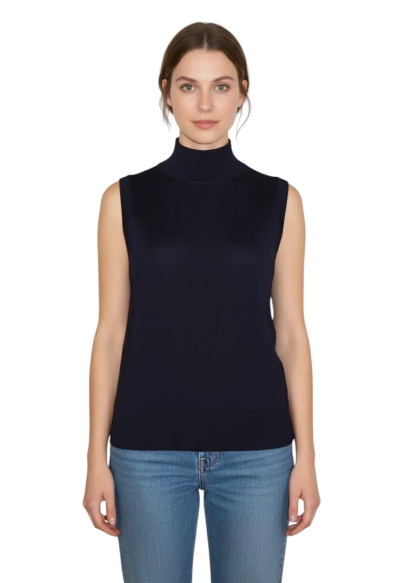 gilet rasato a lupetto - 23 notte - immagine 5