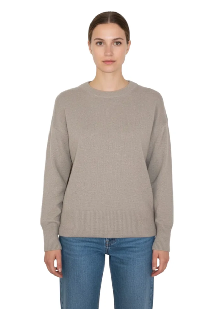 girocollo over - brown - immagine 5