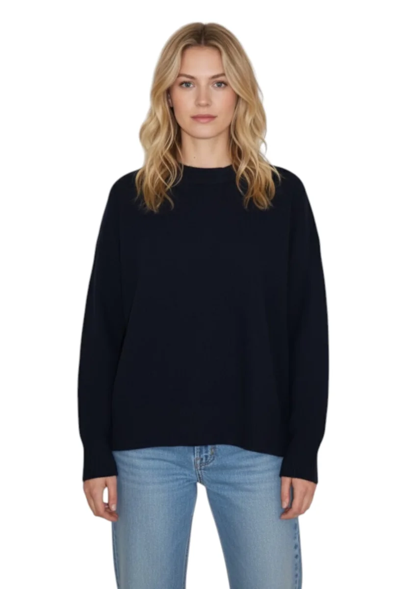 girocollo tinta unita - 2001 blu notte - immagine 5