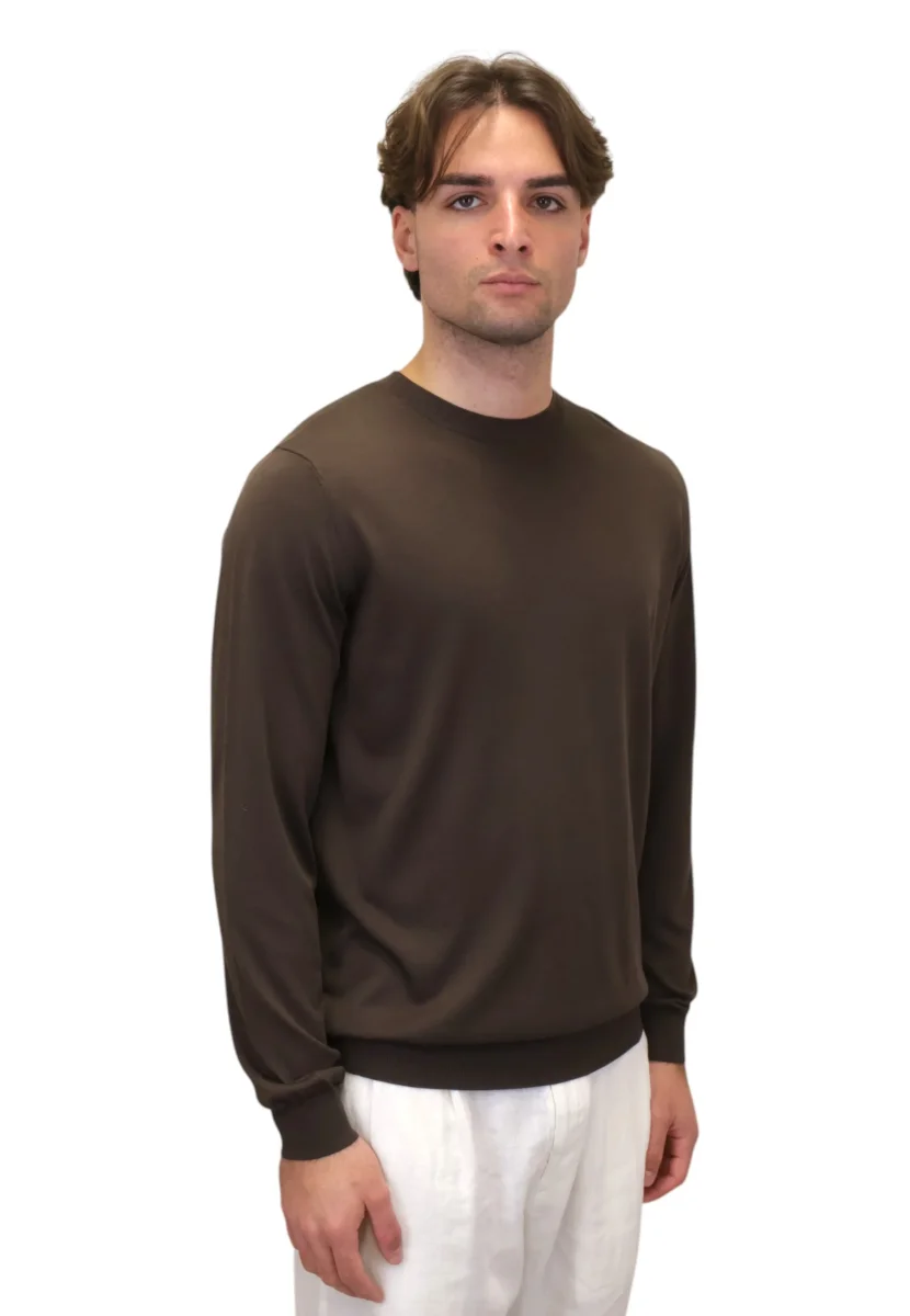 GIROCOLLO RASATO CALATO - 170 EBANO - immagine 3