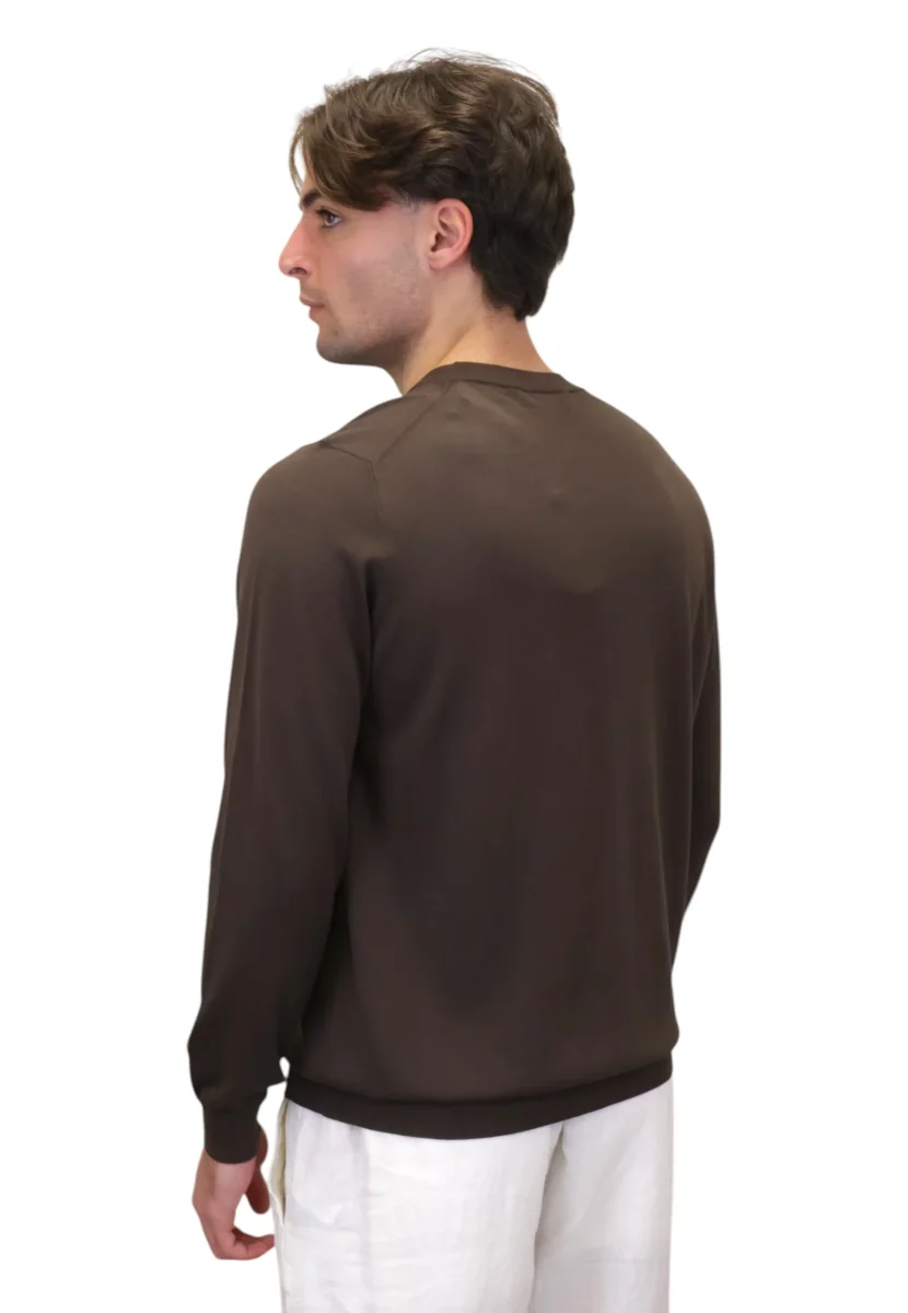 GIROCOLLO RASATO CALATO - 170 EBANO - immagine 4