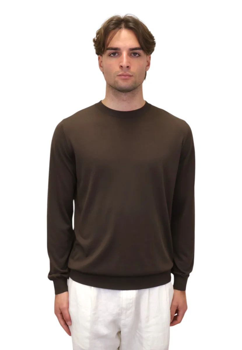 GIROCOLLO RASATO CALATO - 170 EBANO - immagine 2