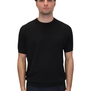 girocollo rasato calato - 13 nero