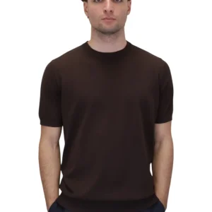 girocollo rasato calato - 232 moro