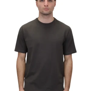 T-SHIRT IN PIQUET - 170 EBANO