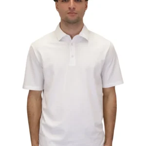 polo in piquet - 1 bianco