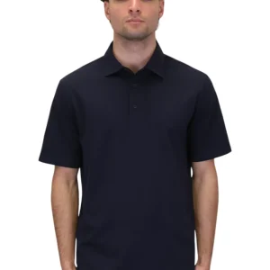 polo in piquet - 38 blu