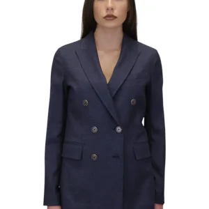 breasted - 026 denim