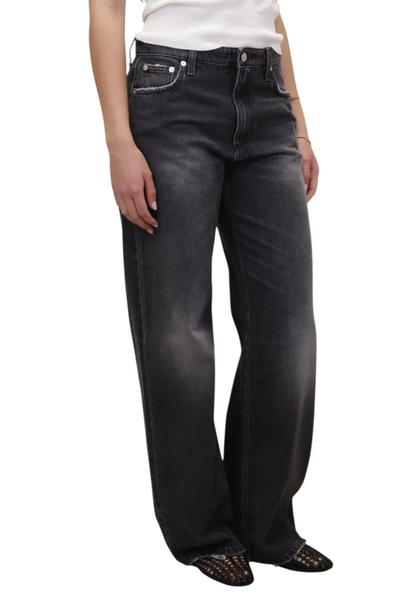 super wide dark vintage - c0998 denim black - immagine 3
