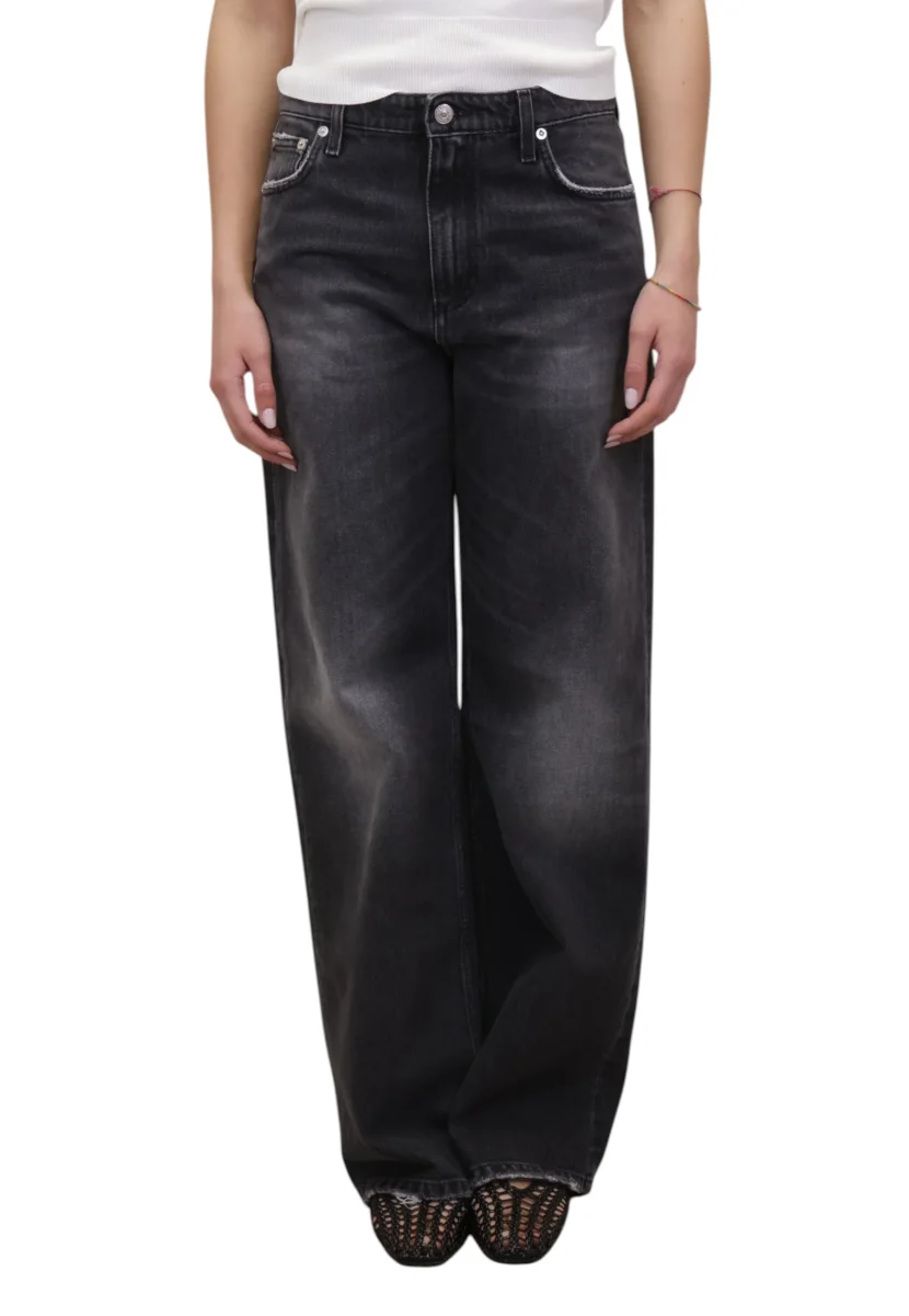 super wide dark vintage - c0998 denim black - immagine 2