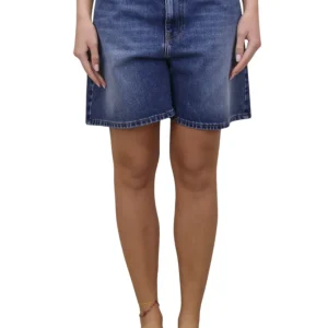 shorts - a denim blu
