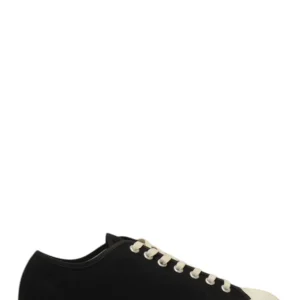 2432 works low cut cotton canvas - a0u black/off white