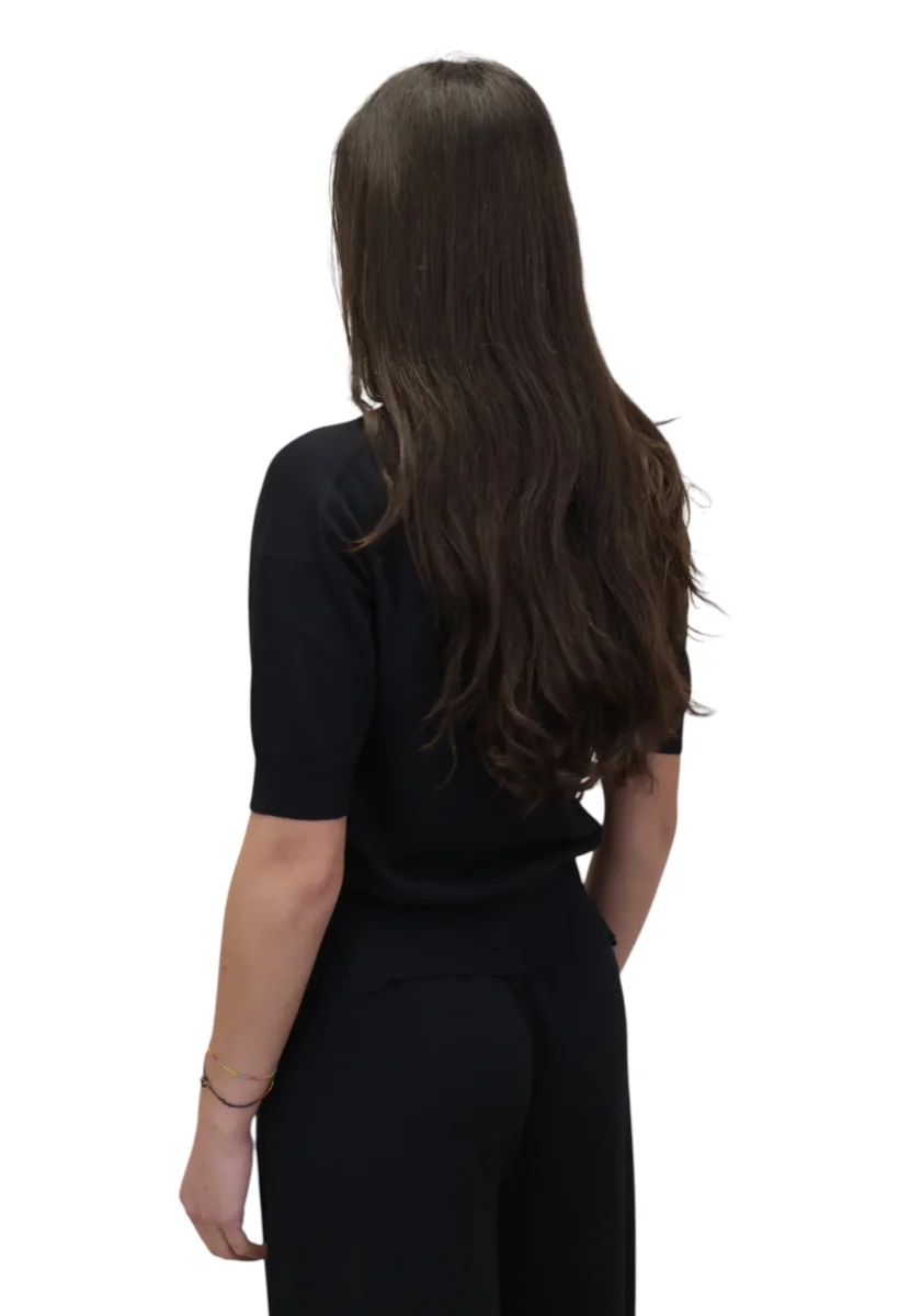 rasato a manica corta - nero - immagine 4