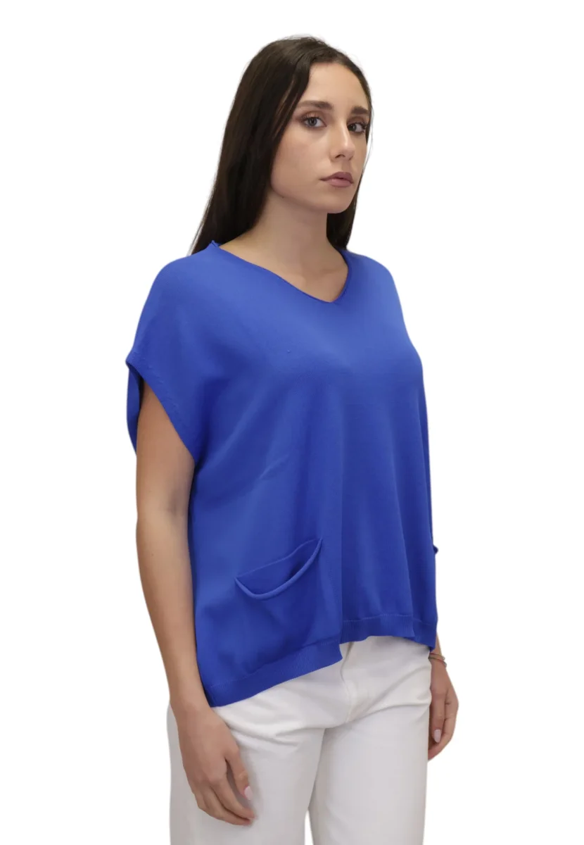 over con tasche - royal - immagine 3