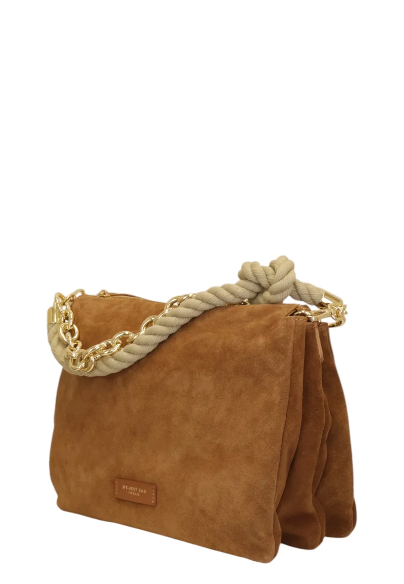 borsa - cuoio scuro - immagine 3