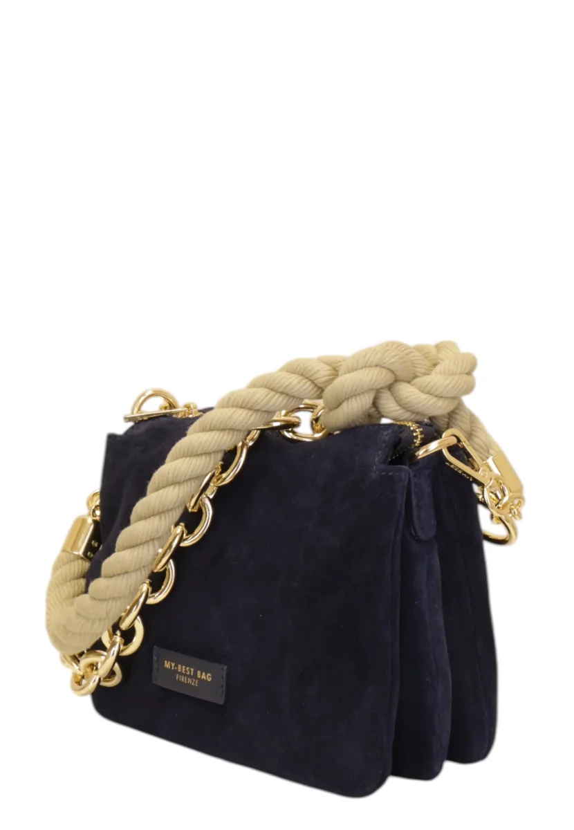 borsa - blu notte - immagine 3