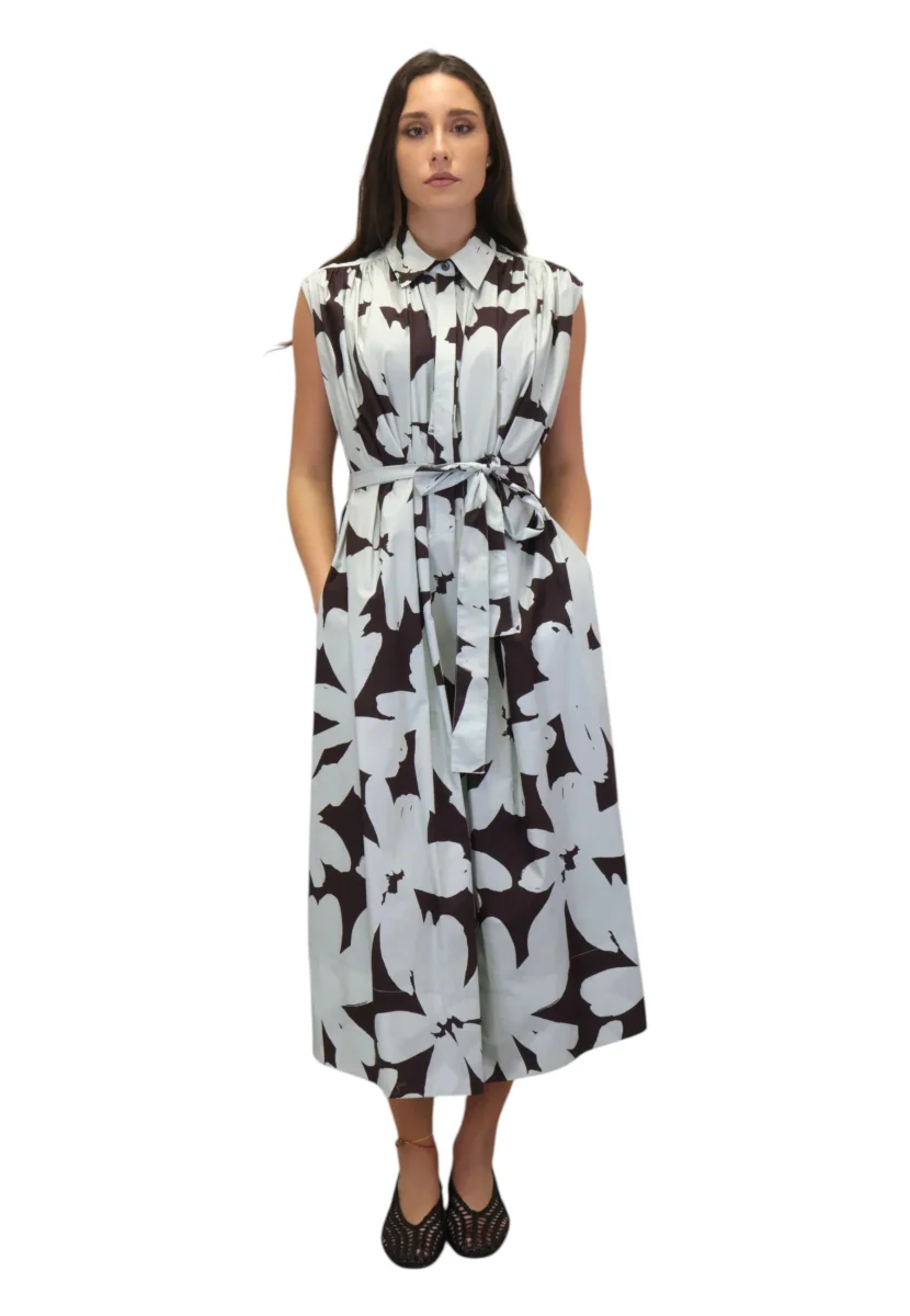 vestito - s8341 stampa moka/menta - immagine 2