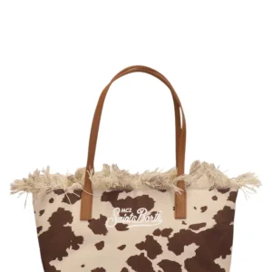 city bag mid fringe - 01750l canvas cow west 18 emb
