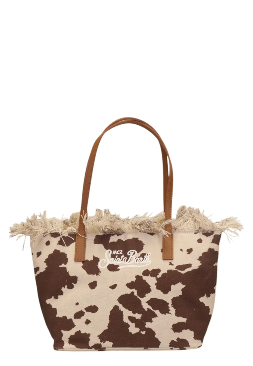 city bag mid fringe - 01750l canvas cow west 18 emb