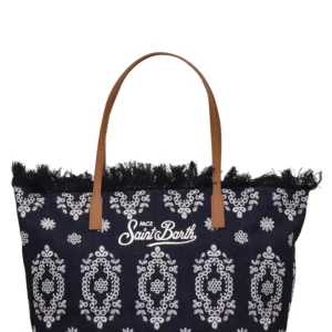 city bag fringe - 01773l sangallo denim dark emb