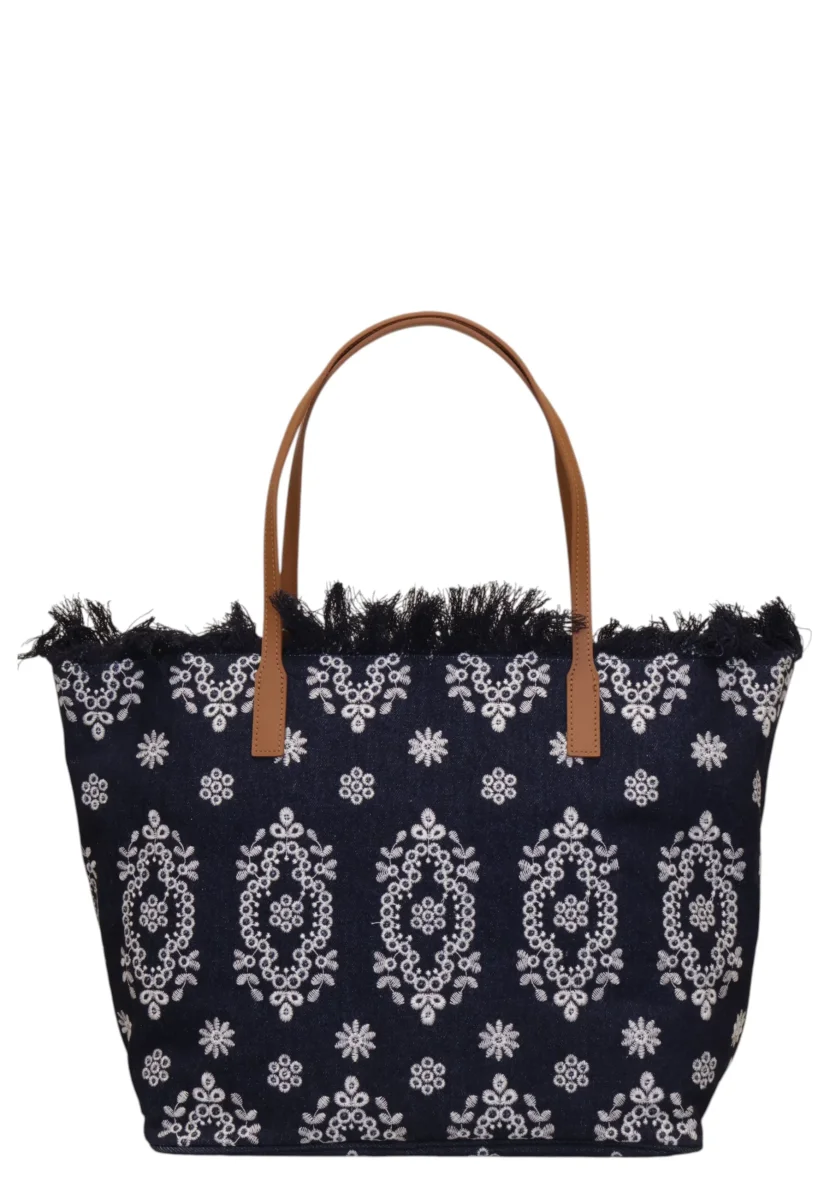 city bag fringe - 01773l sangallo denim dark emb - immagine 4