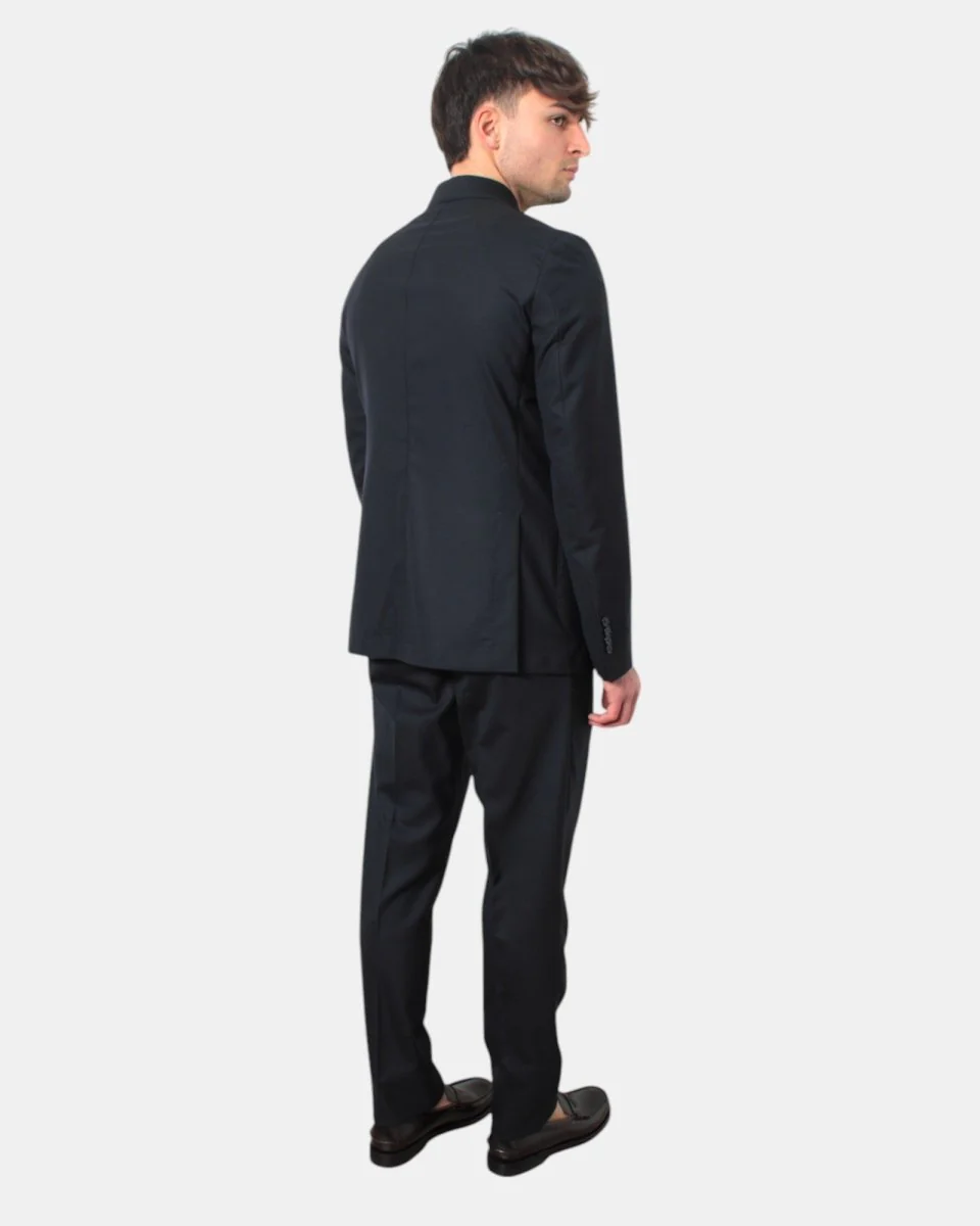 ABITO DOPPIOPETTO BRERAS MILANO CON TASCA A TOPPA - 2 BLU - immagine 4