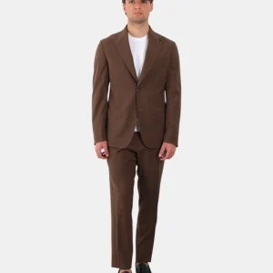 ABITO MONOPETTO BOTTEGA MARCHIGIANA - 2 MARRONE