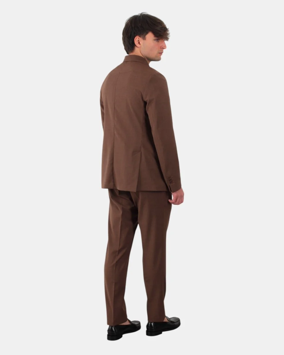 ABITO MONOPETTO BOTTEGA MARCHIGIANA - 2 MARRONE - immagine 4