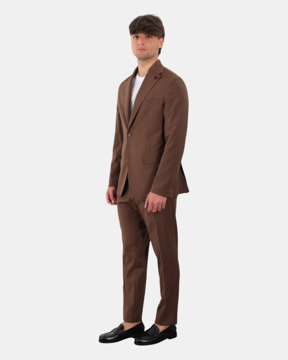 ABITO MONOPETTO BOTTEGA MARCHIGIANA - 2 MARRONE - immagine 3