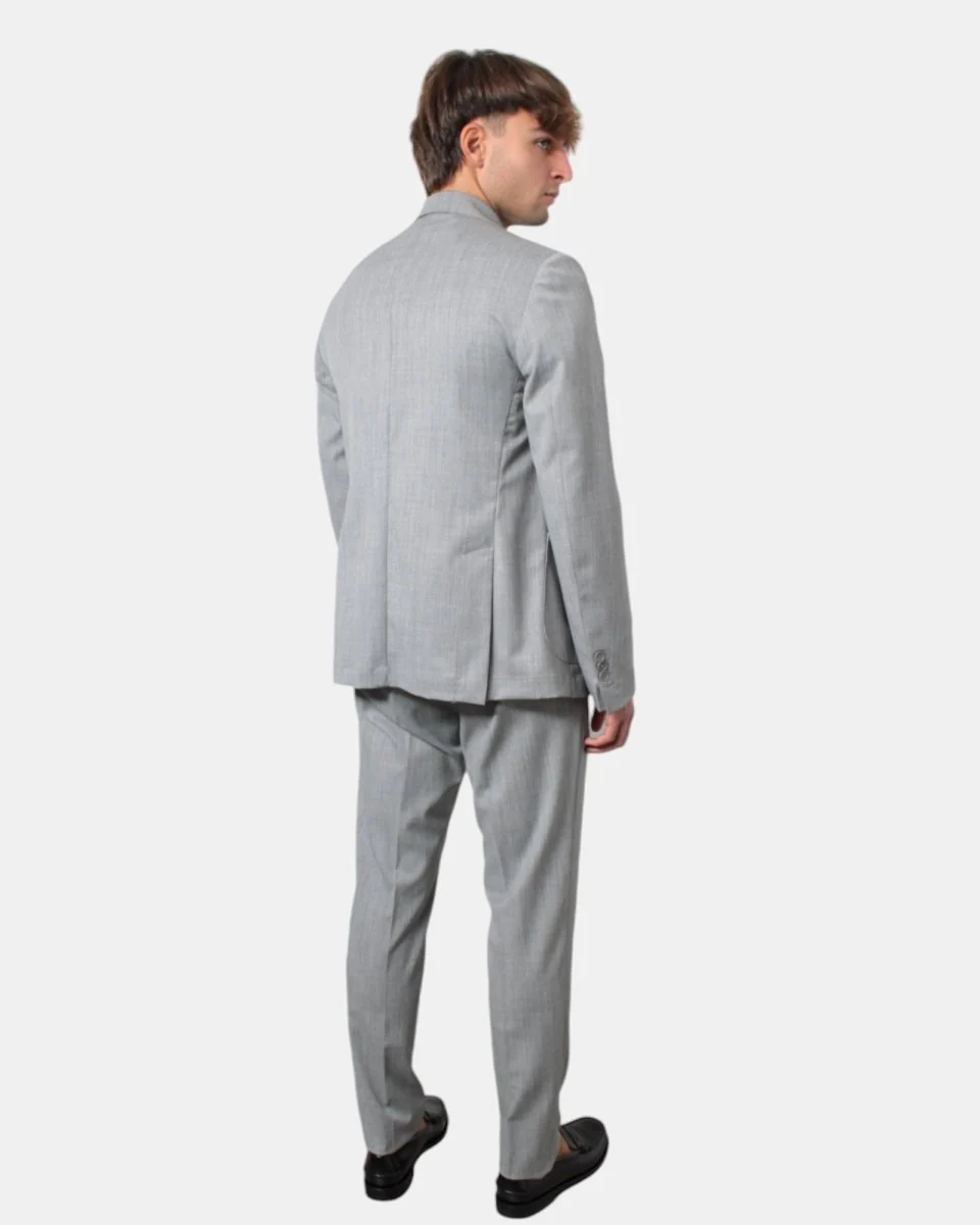 ABITO MONOPETTO BOTTEGA MARCHIGIANA - GRIGIO CHIARO - immagine 4