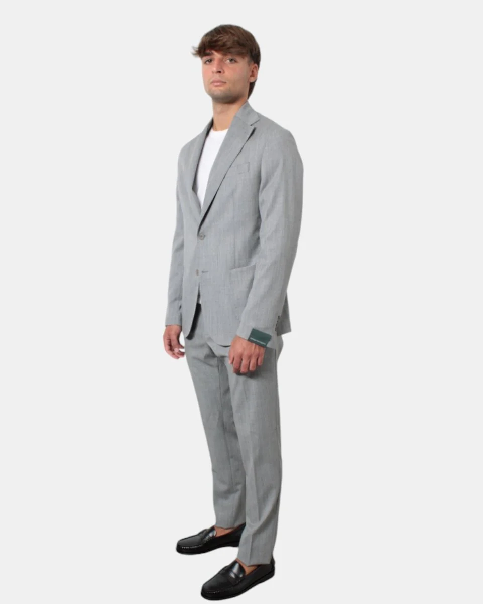 ABITO MONOPETTO BOTTEGA MARCHIGIANA - GRIGIO CHIARO - immagine 3