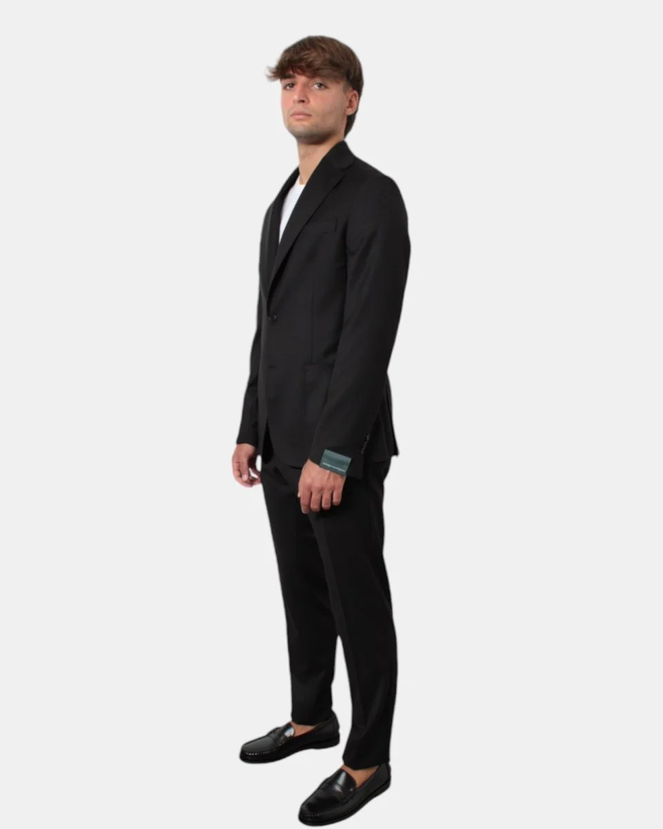 ABITO MONOPETTO BOTTEGA MARCHIGIANA - NERO - immagine 3