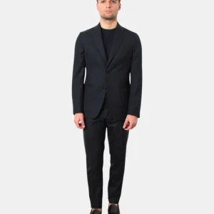 ABITO MONOPETTO BRERAS MILANO CON TASCA PATTINA - 2 BLU