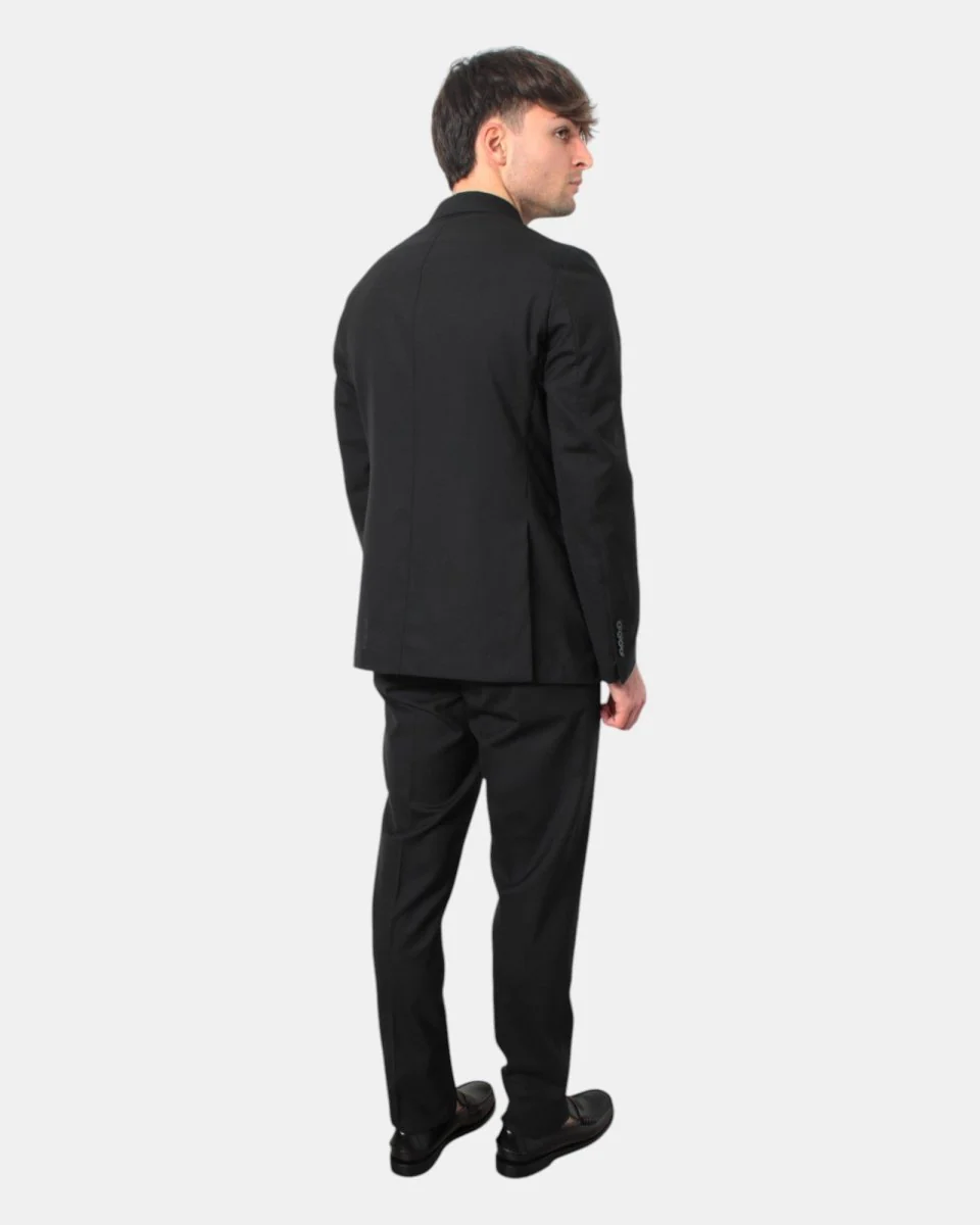 ABITO MONOPETTO BRERAS MILANO CON TASCA PATTINA - 5 NERO - immagine 4