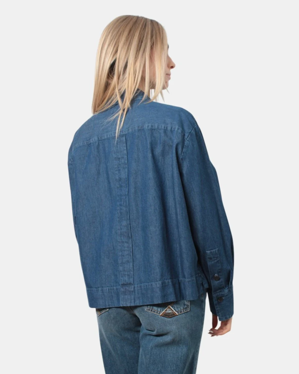 ACADEMIA - Camicie Blu Jeans - immagine 4