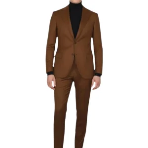 BAGNOLI - Abiti Monopetto Marrone