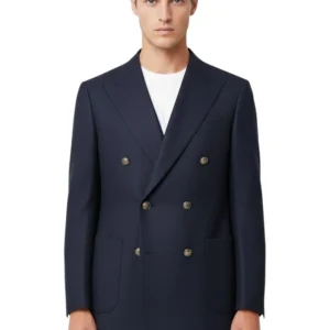 BAGNOLI - Blazer Doppiopetto Blu