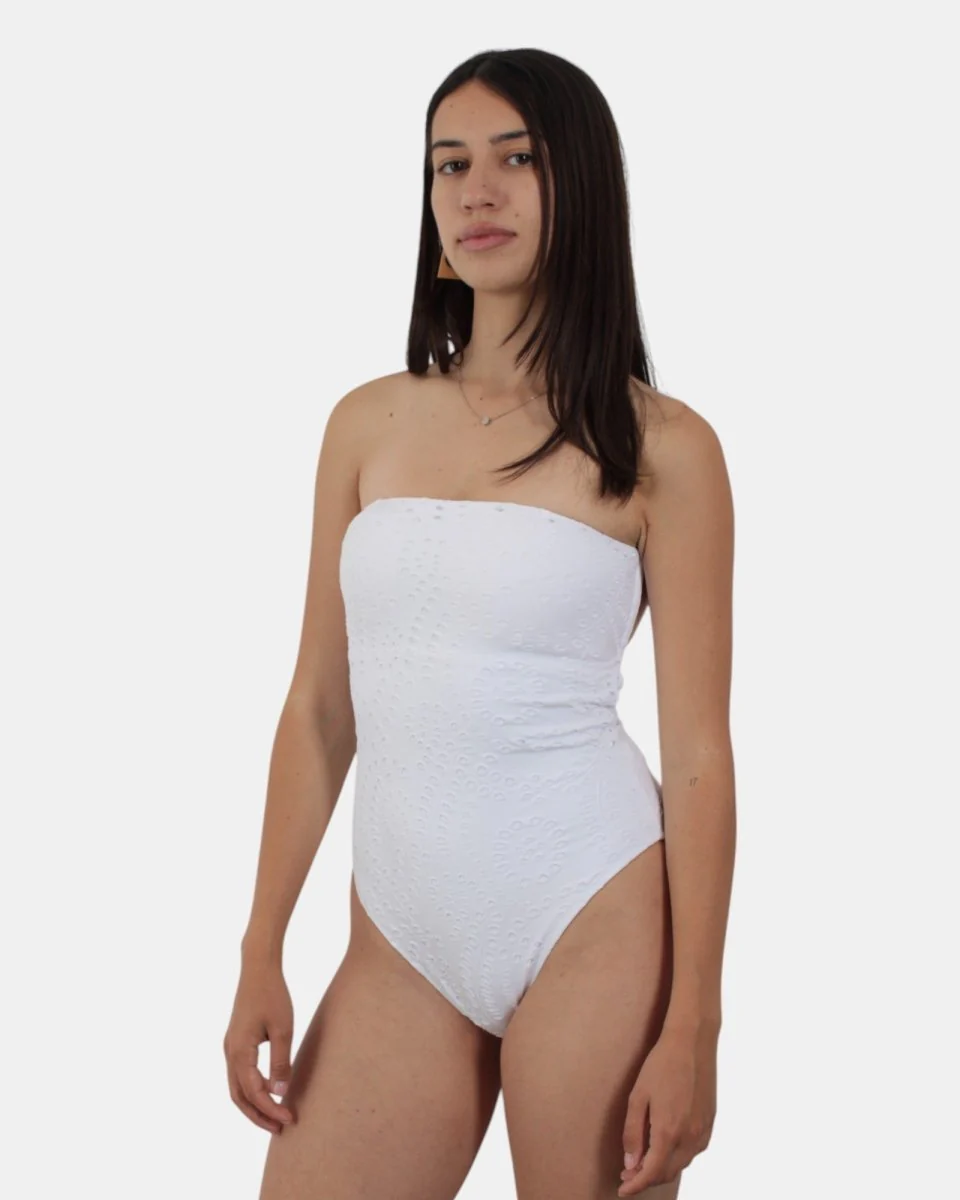 BANDEAU ONE PIECE SWIMSUIT - SUNFLOWER EMBRY 01 - immagine 3