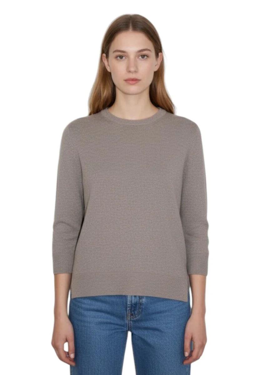 barchetta rasata con spacchi - 330 brown - immagine 2