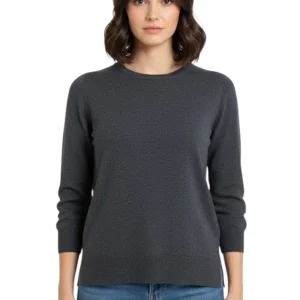 barchetta rasata con spacchi - 675 antracite