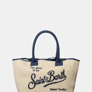 BEACH STRAW BAG - STRAW 1061 EMB