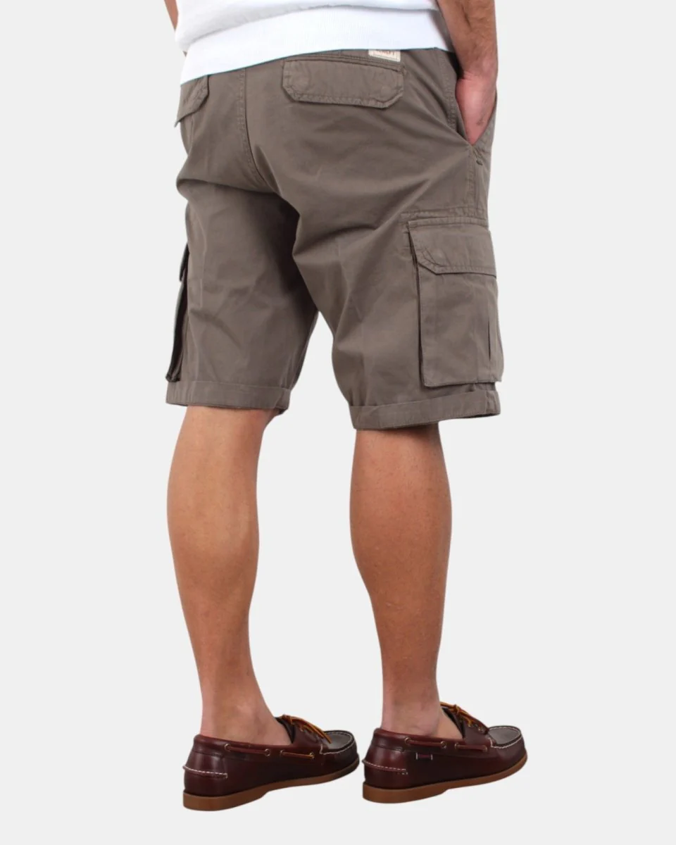 BERMUDA CARGO 40 WEFT REGULAR FIT - W347 FANGO - immagine 4