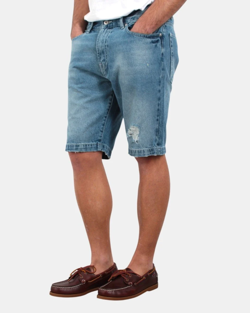 BERMUDA ROY ROGER'S MOD. CULT - D675 DENIM - immagine 3